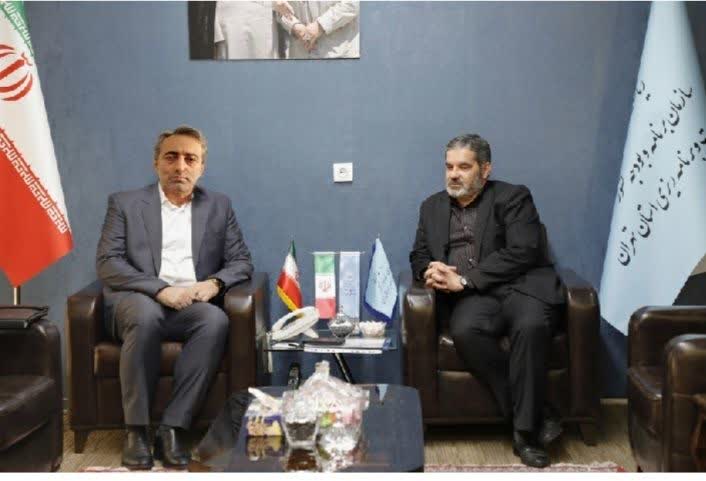 دیدار مدیرکل هواشناسی استان تهران با رئیس سازمان مدیریت و برنامه‌ریزی استان تهران